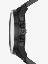 Montre Brecken noire surdimensionnée MK8858