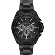 Montre Brecken noire surdimensionnée MK8858